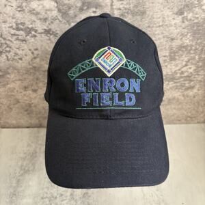 Vintage Enron Field Hat Cap Mens Snapback Black Houston Astros New York Yankees